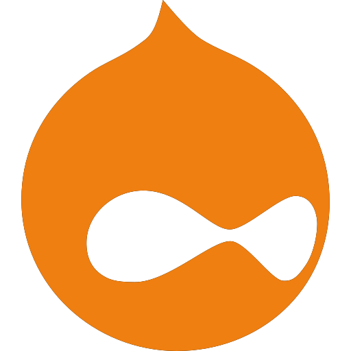 Drupal logo orange